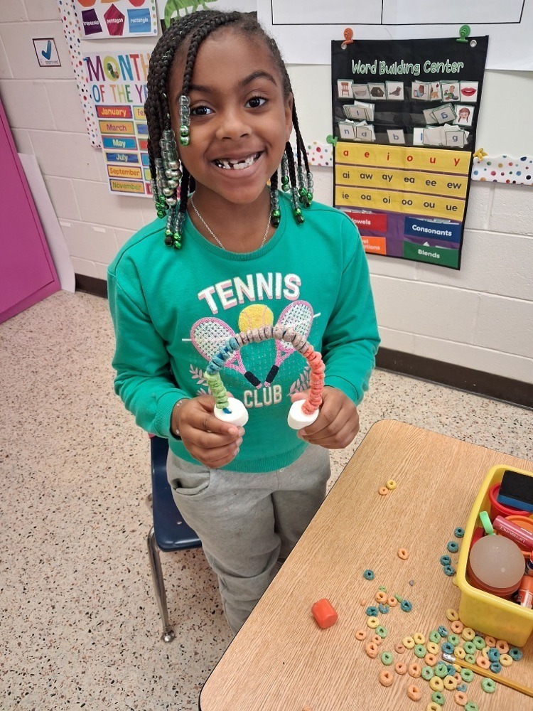 girl with her patterned rainbow
