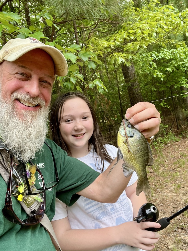 Middle School Students fishing
