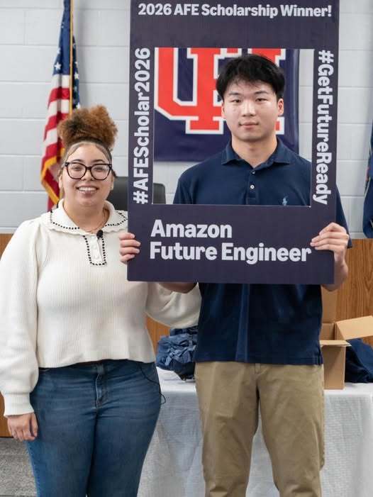 Student Winning Amazon Future Engineer Scholarship