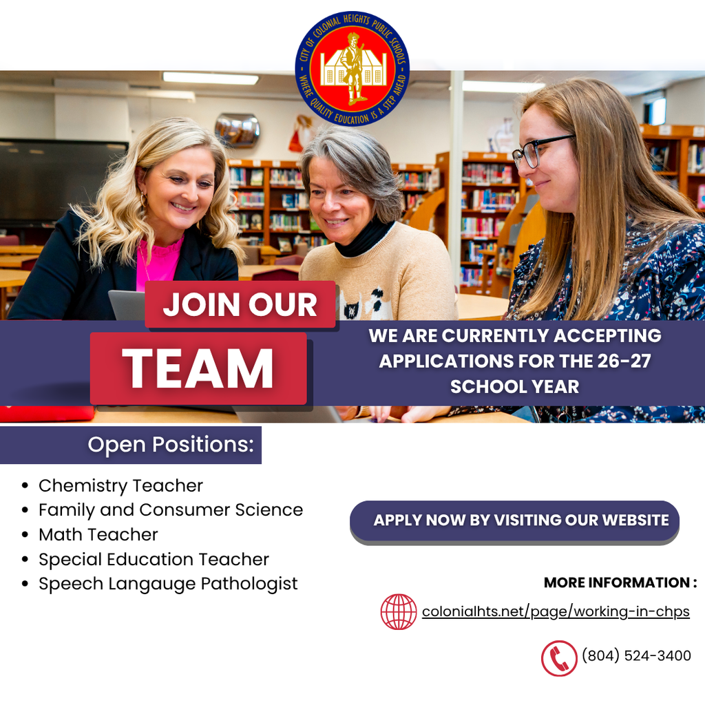 CHPS is Hiring Graphic