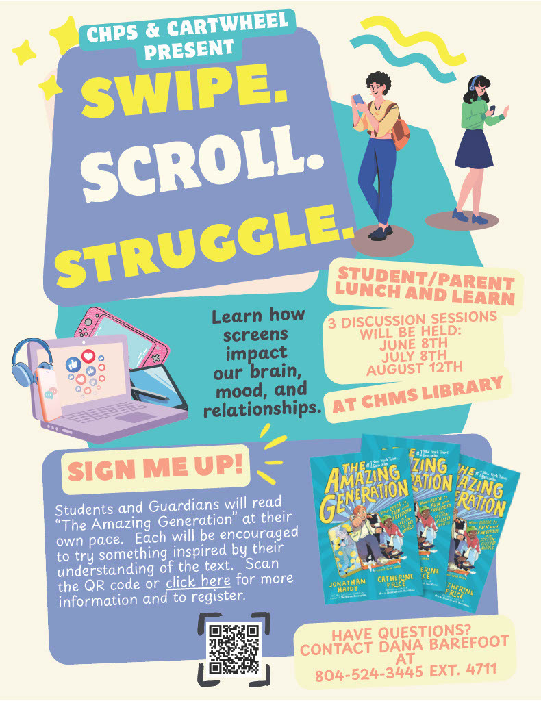 Swipe. Scroll. Struggle Event Flyer