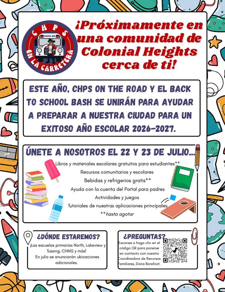 CHPS On the Road Flyer - Spanish
