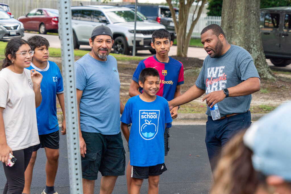 superintendent with family