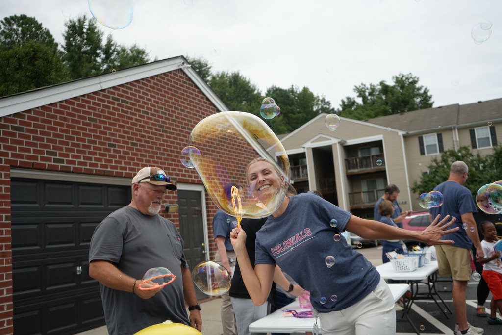 CHPS Leader with Face in a Bubble