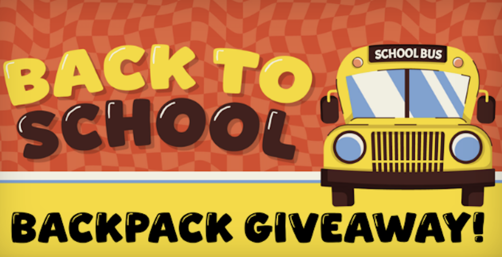 Back to School Backpack Giveaway Image