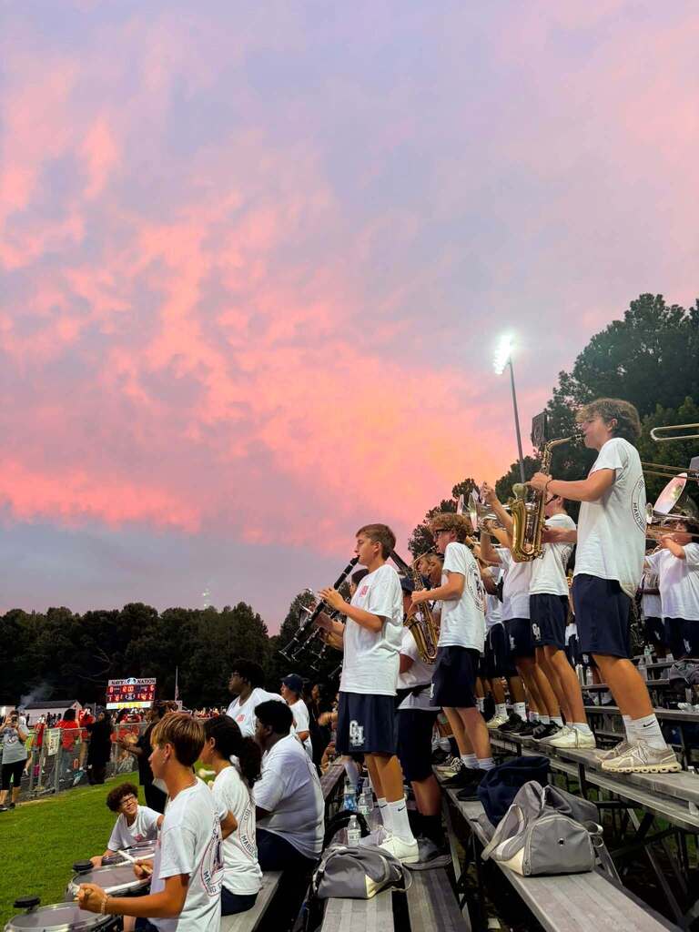 CHPS Band performing at football game