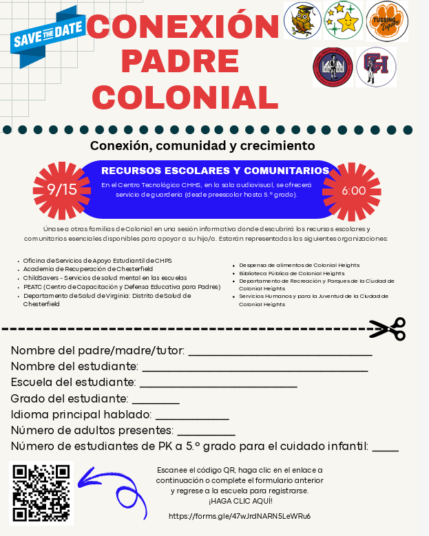 Colonial Parent Connection Spanish