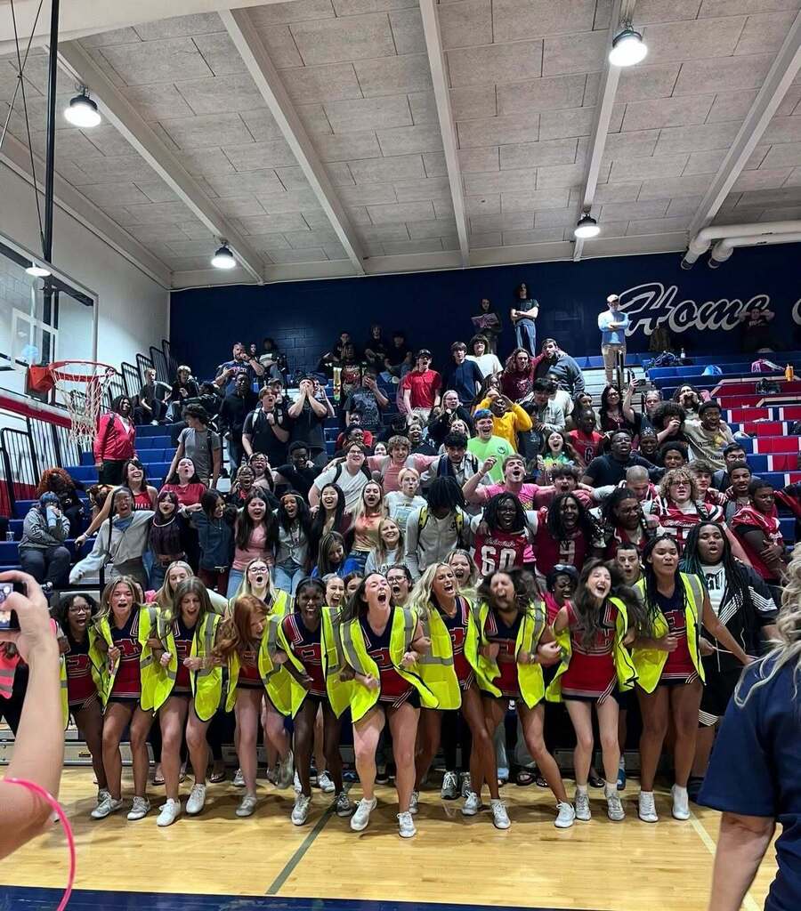 CHHS Pep Rally student section