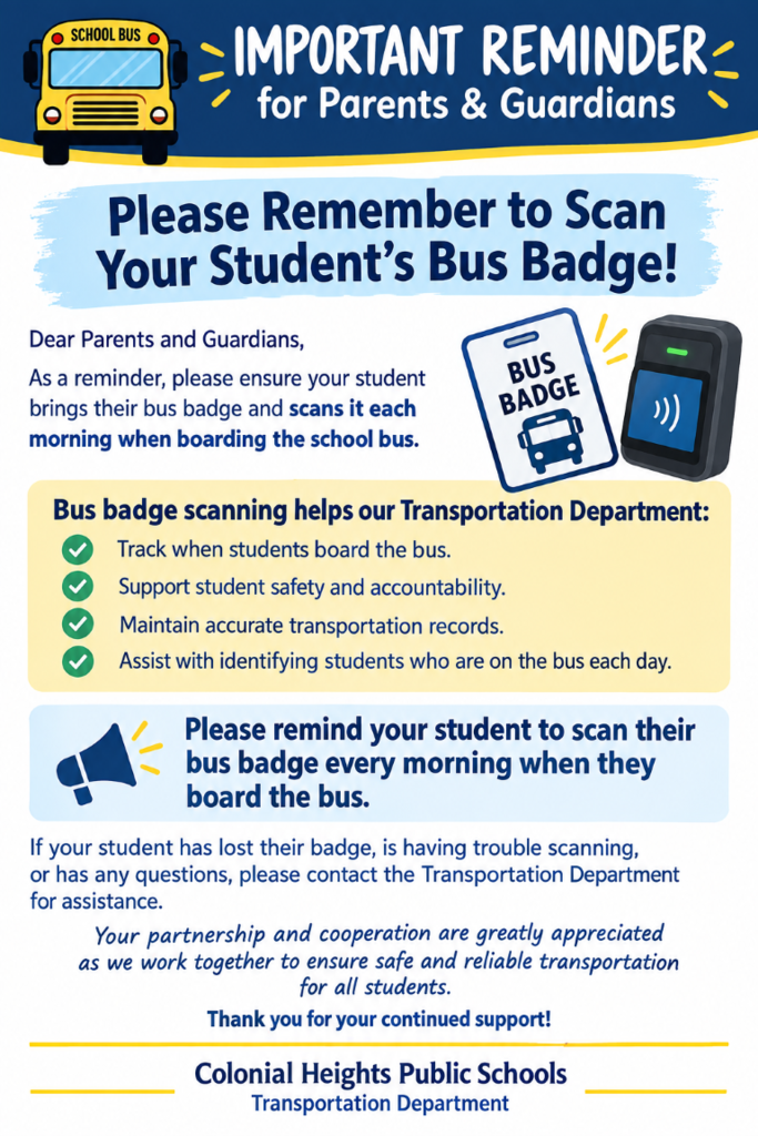 Bus Badge Flyer