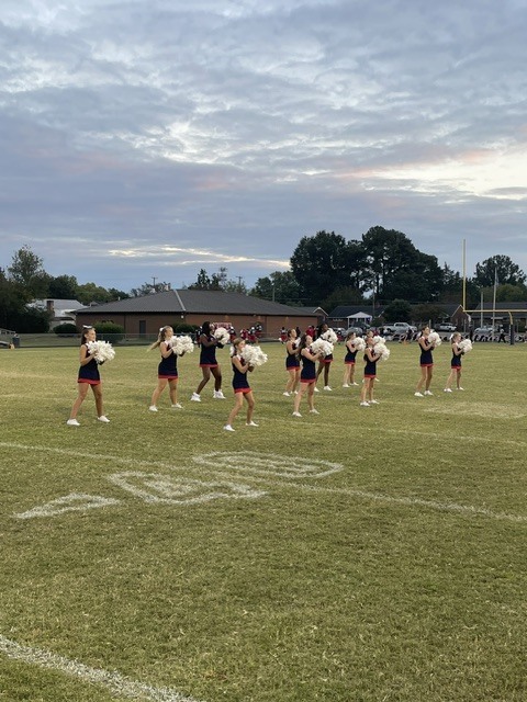 Halftime cheer performance