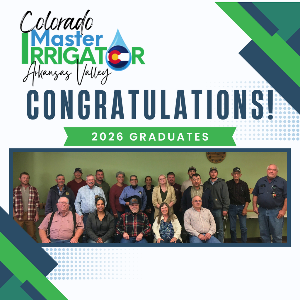 Picture of Colorado Master Irrigator Arkansas Valley 2026 Graduates