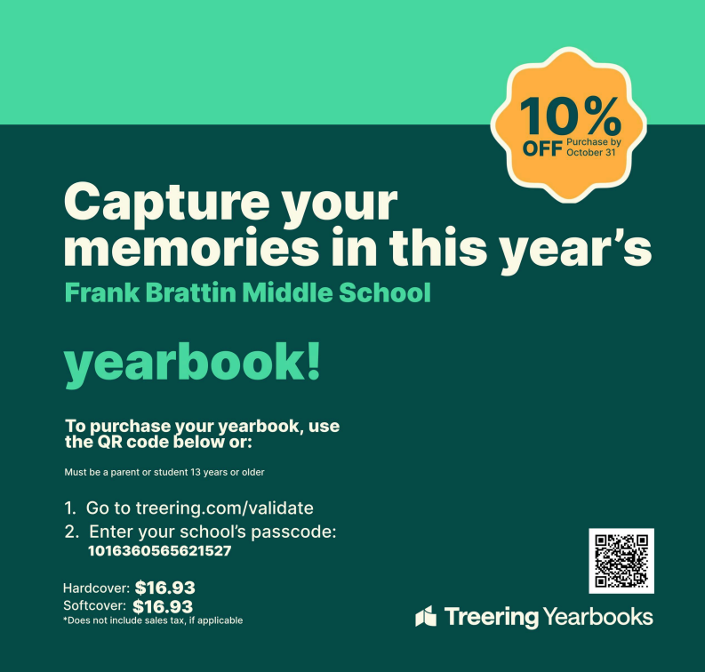 FBMS Yearbooks Are On Sale!!!