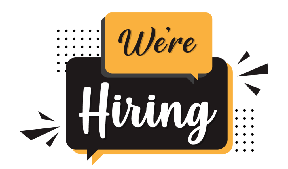 We are Hiring Join our Team