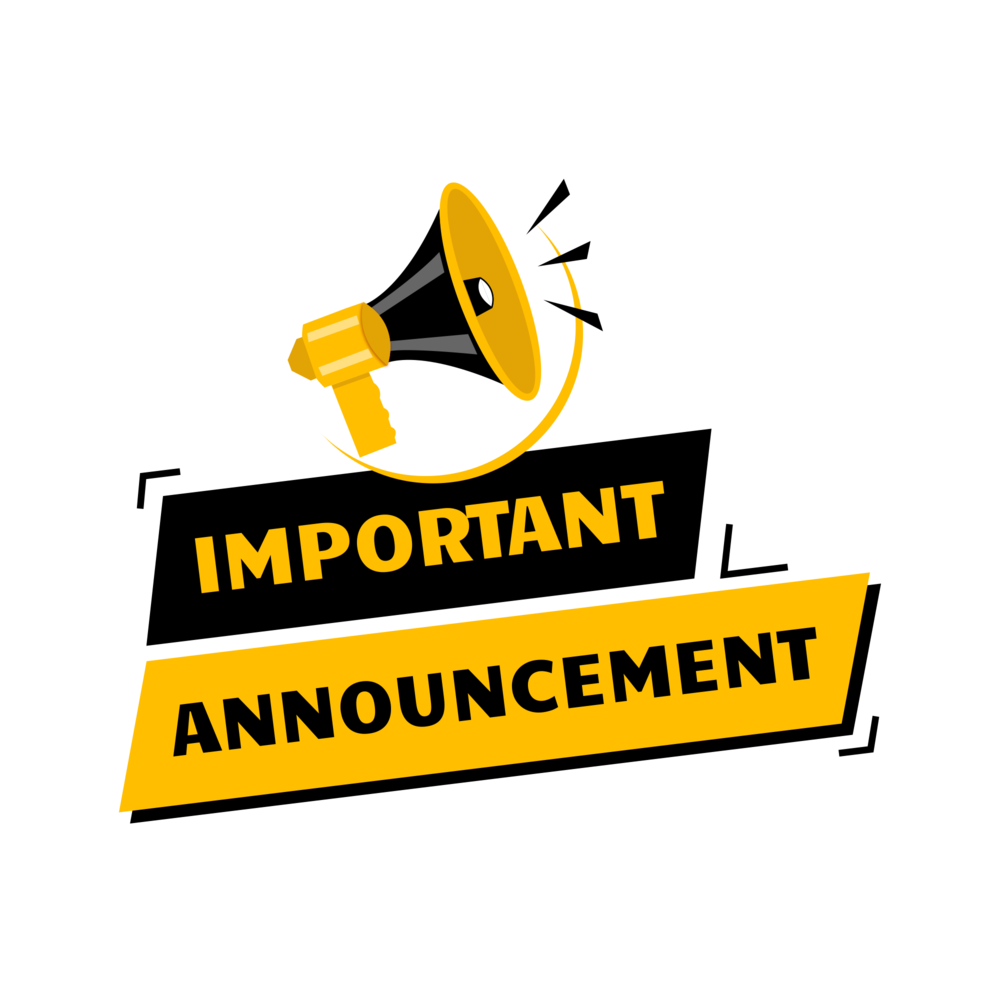 Important Announcement