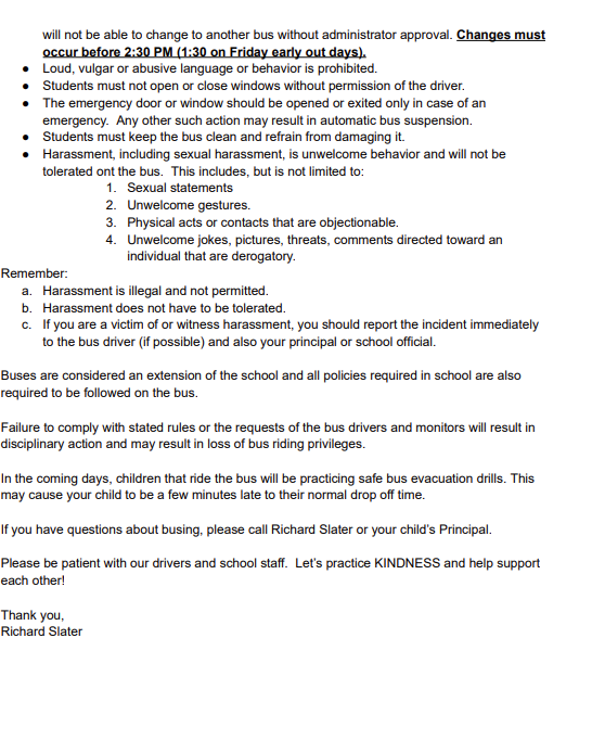 Bus Rules Pg 2