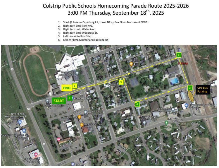 Parade Route Map