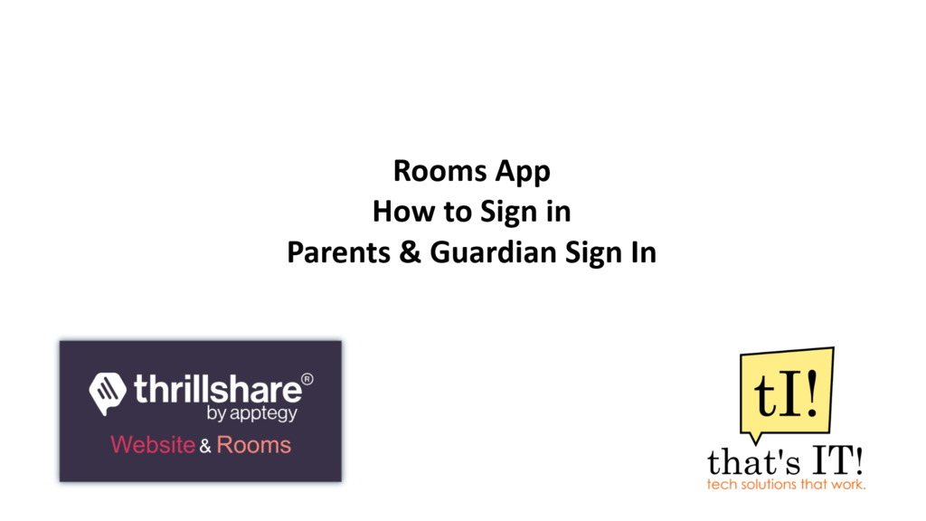 Rooms Sign in