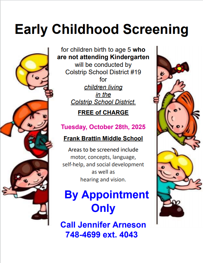 Early Childhood Screening Flyer