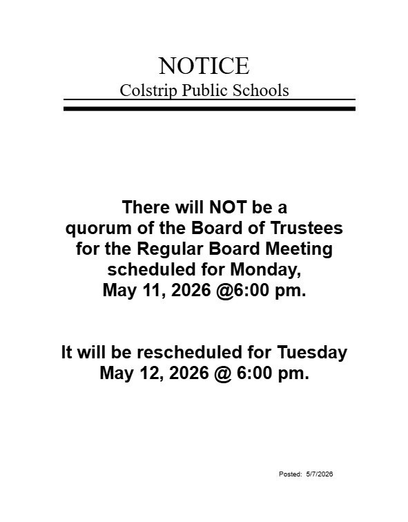 Quorum Notice 5-7-26