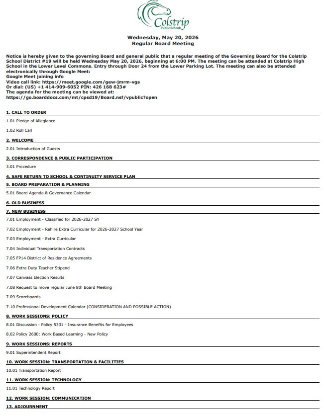 5-20-26 Agenda 