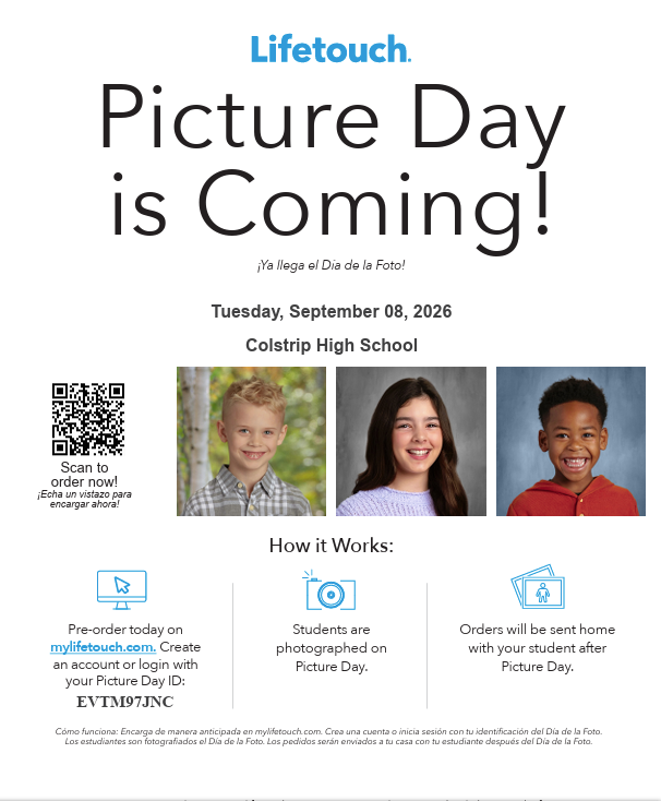 Picture Day flyer