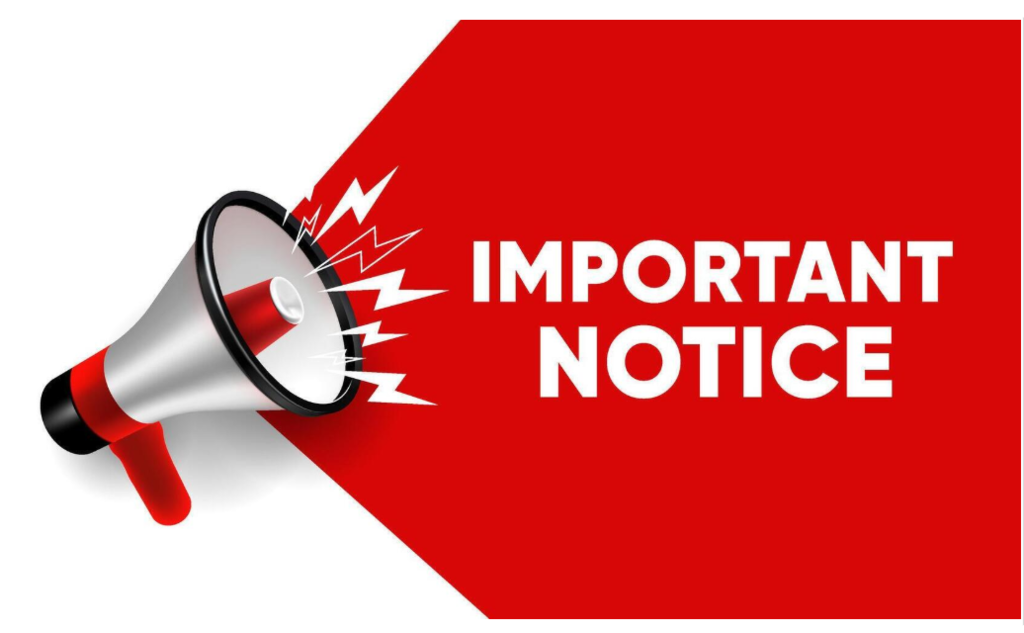 Important Notice
