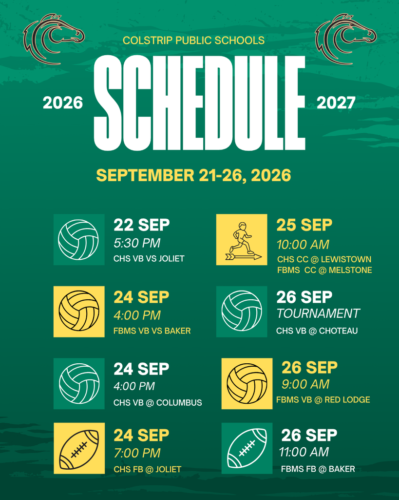 Weekly Schedule