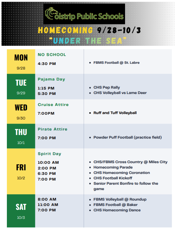 Homecoming Flyer