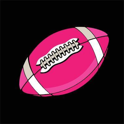 Pink football