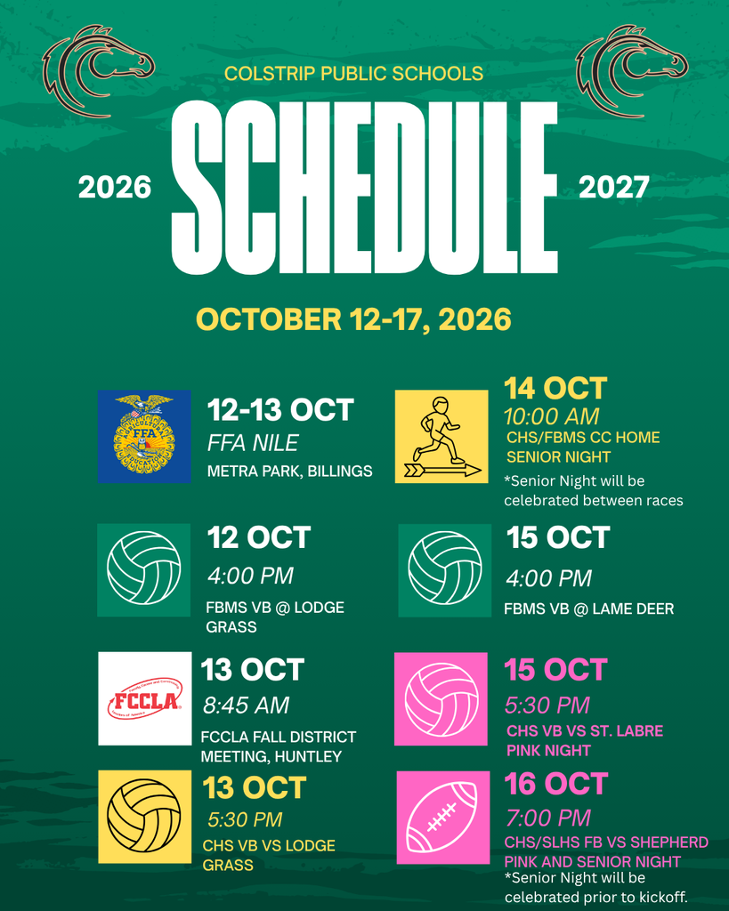 Weekly Schedule