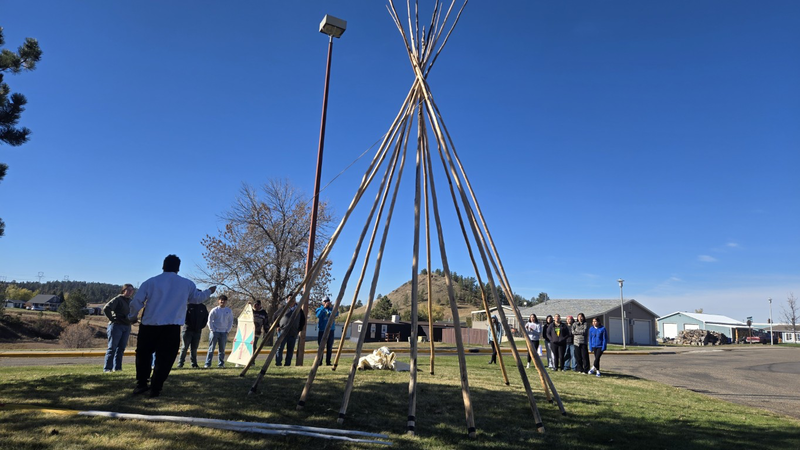 PBES Teepee Raising