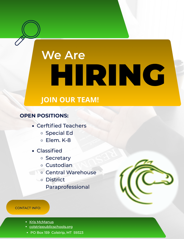 We are hiring positions available