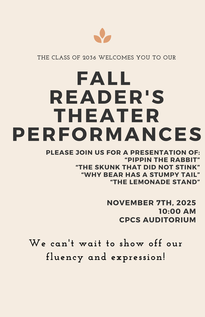 Fall readers theater