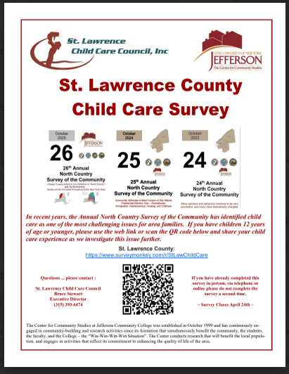 St. Lawrence County Child Care Survey