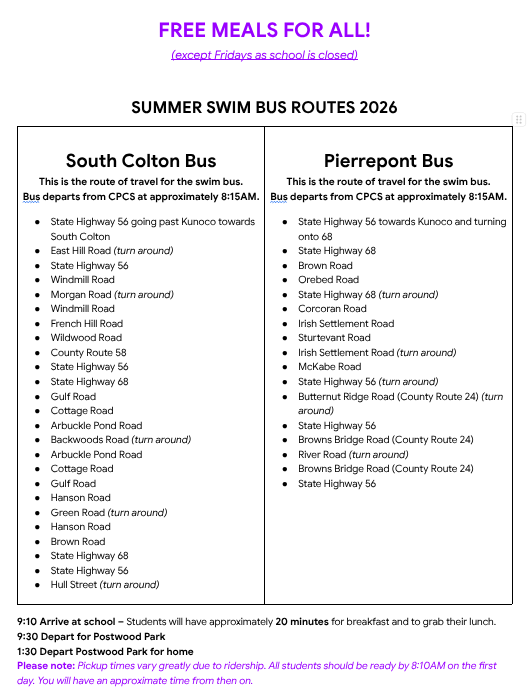 bus routes