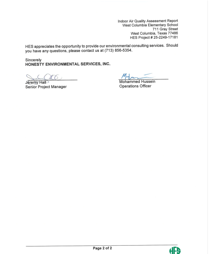 Air Quality Assessment pg 2