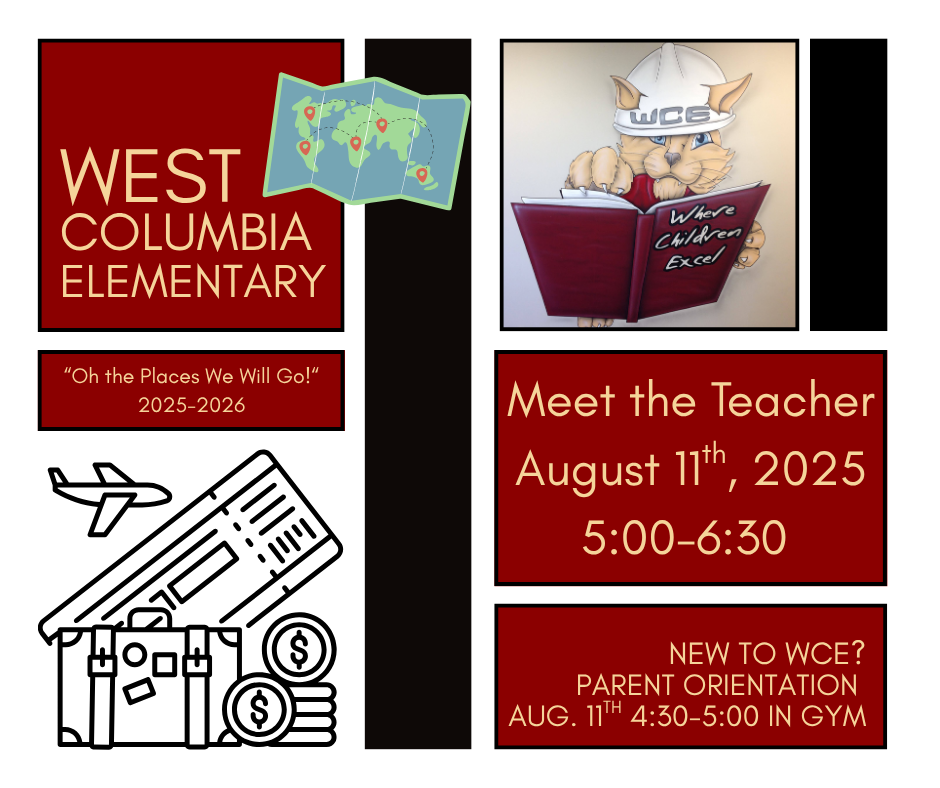 WCE Meet the Teacher Aug. 11th from 5 to 6:30
