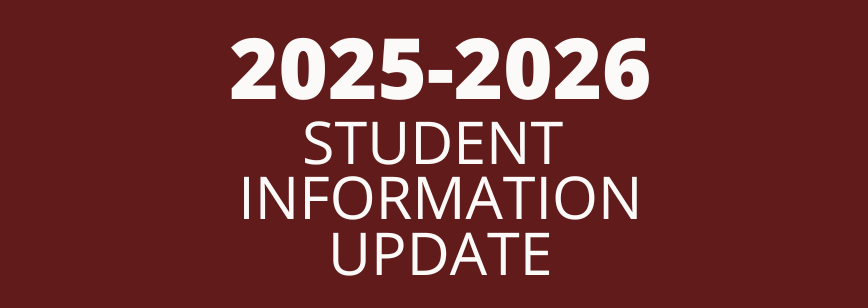 2025-2026 Student Information Update