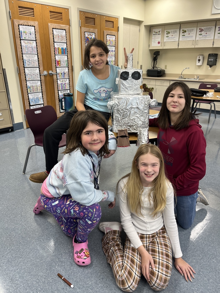 students and their robot