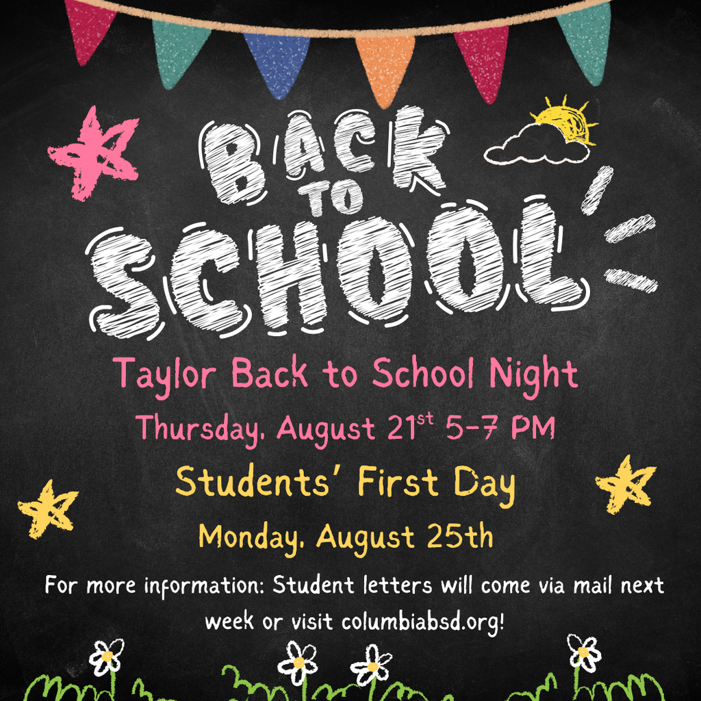 Back to school announcement