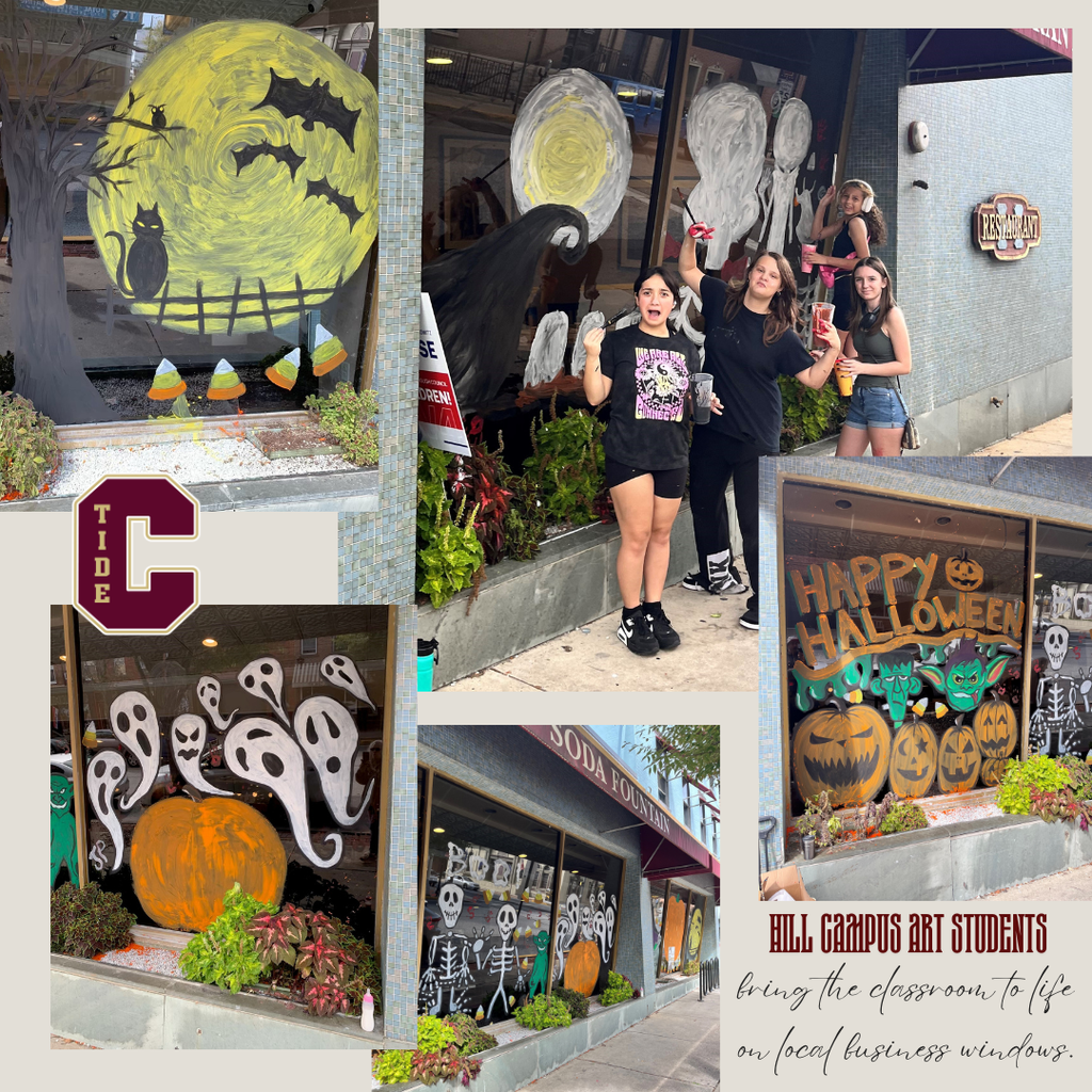 Halloween Window Art