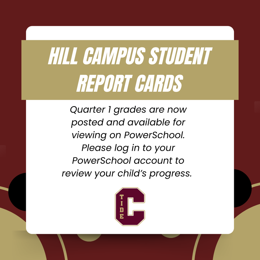 Quarter 1 Report Cards are now available for viewing in PowerSchool.
