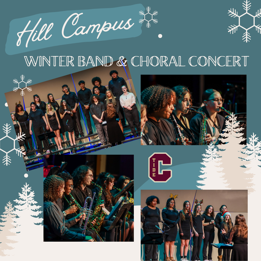Our high school winter band and choral concert was a wonderful evening of music and collaboration. The program featured festive selections and impressive performances that highlighted the dedication and talent of our student musicians. Thank you to all who attended and supported the arts in our school community.