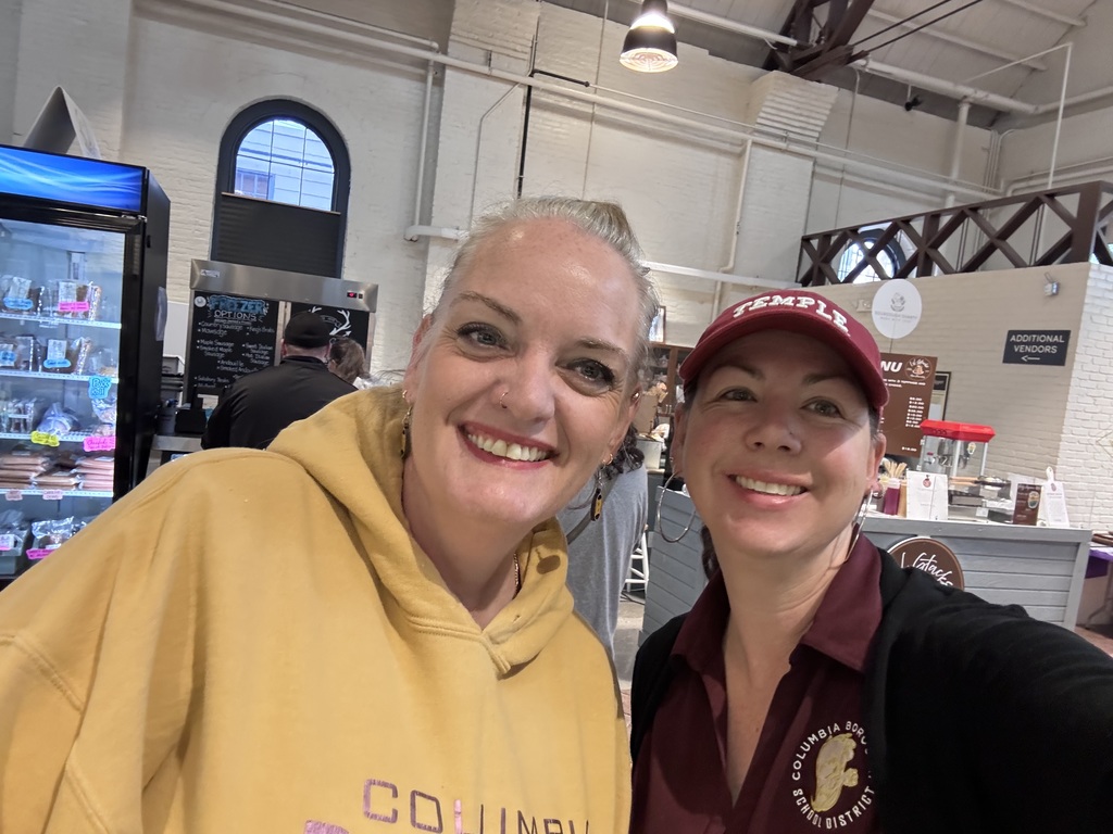 Student ambassador clothing drive at the Columbia Market House
