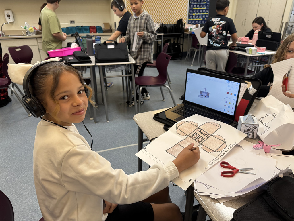 students working on geocity