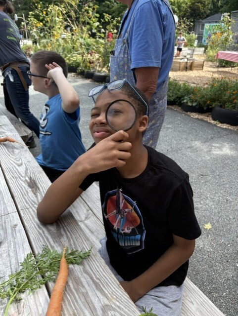 kids in the garden