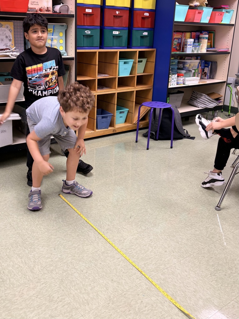 Second grade students in Ms. Spezial's class enjoyed reading the story Jack, Jill, and Joey, a fun tale featuring an energetic kangaroo named Joey. After listening to the story, students brought the book to life by practicing their own kangaroo jumps and measuring how far they can jump! It was an engaging way to connect literacy and movement while having lots of fun learning together. 📚🦘