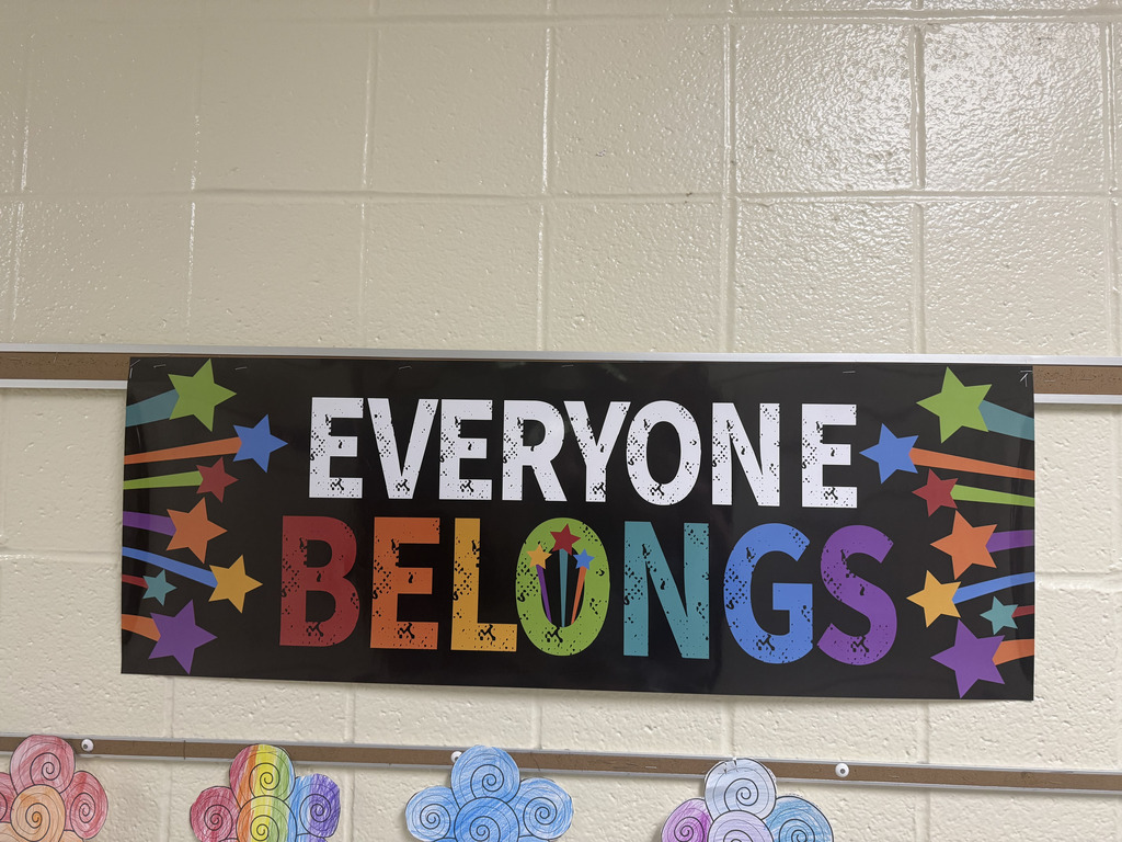 "everyone belongs' sign