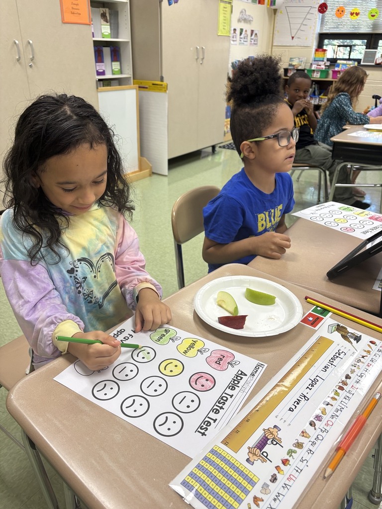 Mrs. Herr’s and Mrs. McCarty’s first grade classes joined together for an exciting apple investigation! Students explored different types of apples by observing, tasting, and comparing them. After sampling the apples, they graphed their favorites and analyzed the results. It was a fun, hands-on learning experience that combined science, math, and teamwork while celebrating the flavors of fall! 🍎