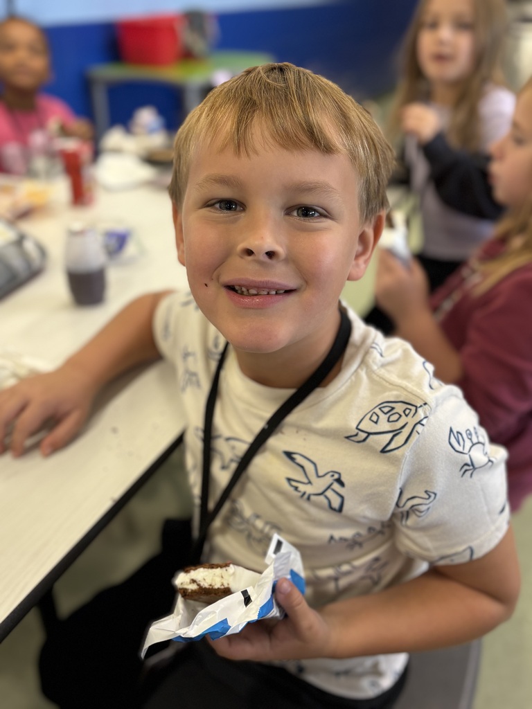 Congratulations to our 2nd graders for earning the highest number of PBIS points for September! 🎉 They celebrated their awesome choices with a well-deserved ice cream treat! 🍨